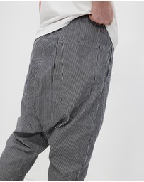Surrounded By Ghosts - The Gismondine Denim Drawstring Casual Pants