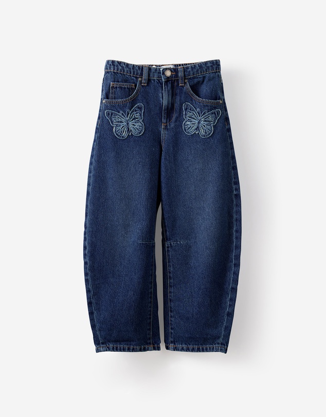 Cotton On Kids - Unisex Barrel Leg Denim Jean