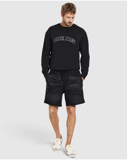 GUESS Jeans - GUESS JEANS Jogger Denim Shorts