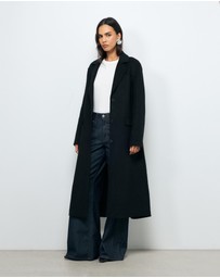 Revibe - Repaired AERE Orla Double Faced Wool Coat - AU 12