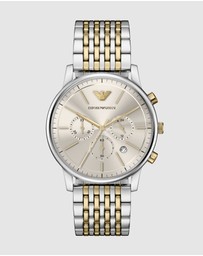 Emporio Armani - Two Tone Chronograph Watch