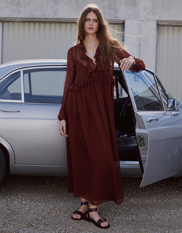M.N.G - Puffed Sleeves Dress