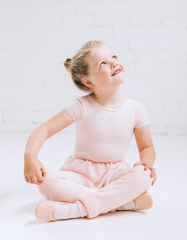 Flo Dancewear - Diamante Collared Leotard - Kids