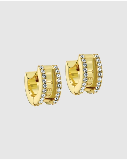 Ted Baker - ROSY: Crystal Roll Huggie Earrings