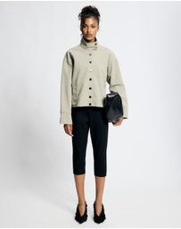 Lover - Lucinda Suede Look Funnel Neck Jacket