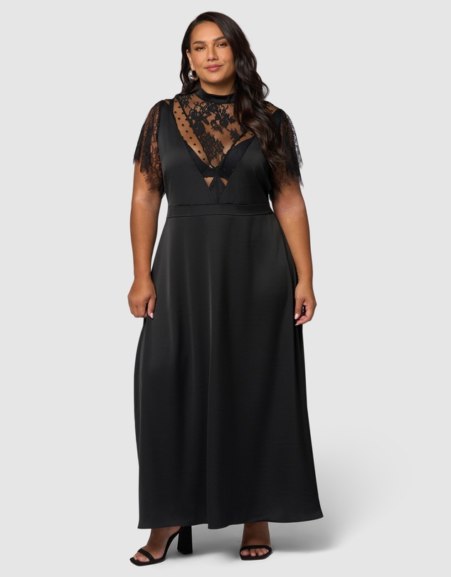 Sunday In The City - Mayhem Satin Maxi Dress