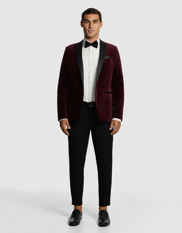 yd. - Milan Velvet Tuxedo Jacket