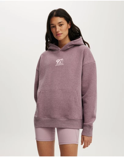 Cotton On Body Active - Plush Premium Graphic Hoodie