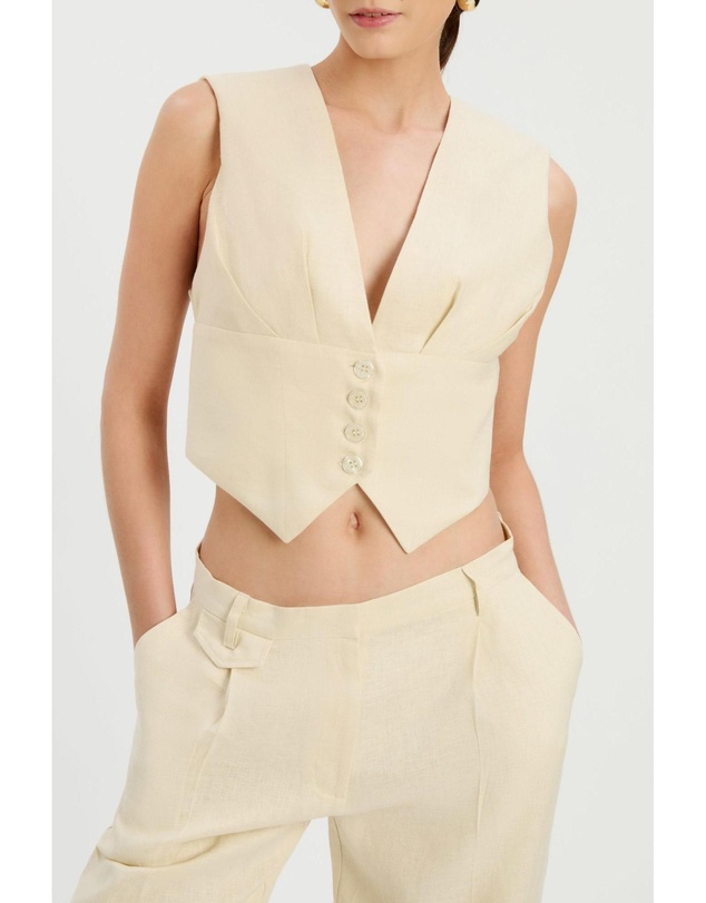 Bardot - Geordy Linen Vest Top