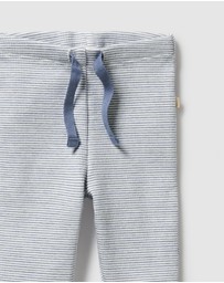 Wilson & Frenchy - Organic Stripe Rib Leggings - Babies