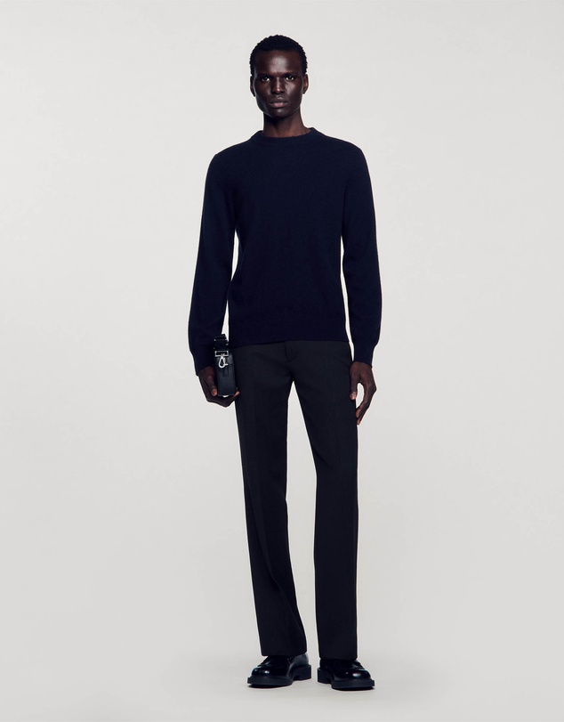 Sandro - CREWNECK CASHMERE SWEATER