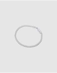 Kuzzoi - ICONIC EXCLUSIVE - Bracelet Chain Basic Trend in 925 Sterling Silver