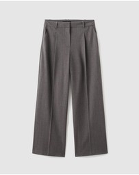 M.N.G - Pleated Wide Leg Trousers