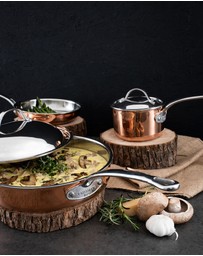 Chasseur - Escoffier Induction Saucepan with Handle 20 x 12cm - Copper