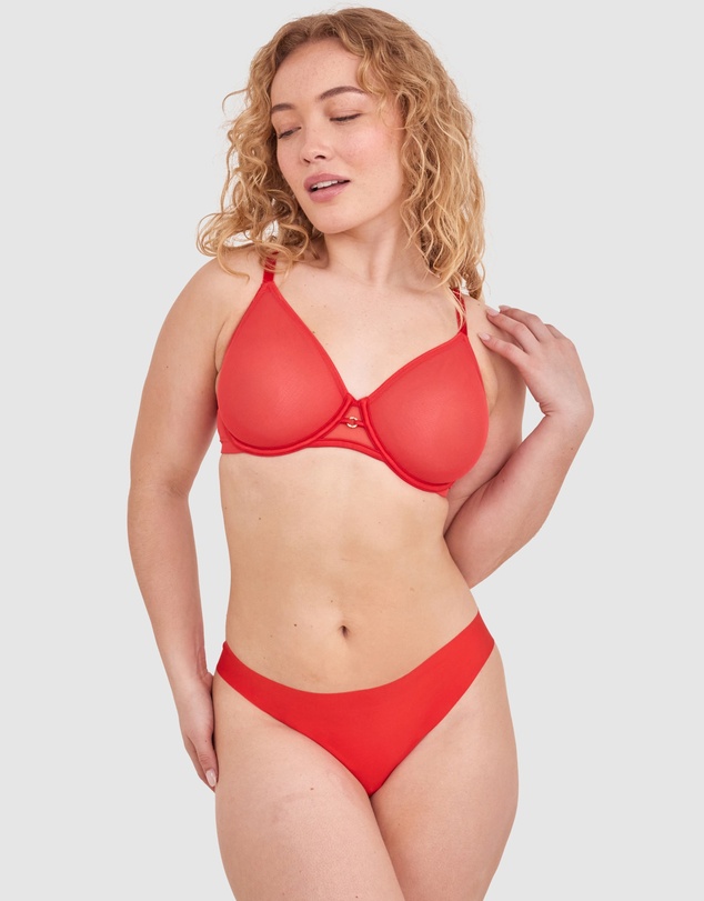 Bras N Things - Sexy Basics Underwire-Dark Red