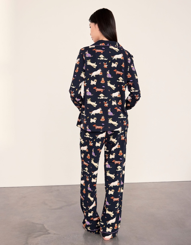 Chelsea Peers - Halloween Dogs Organic Cotton Pyjama Set