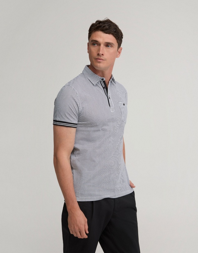 Oxford - Milo Cotton Jersey Printed Polo