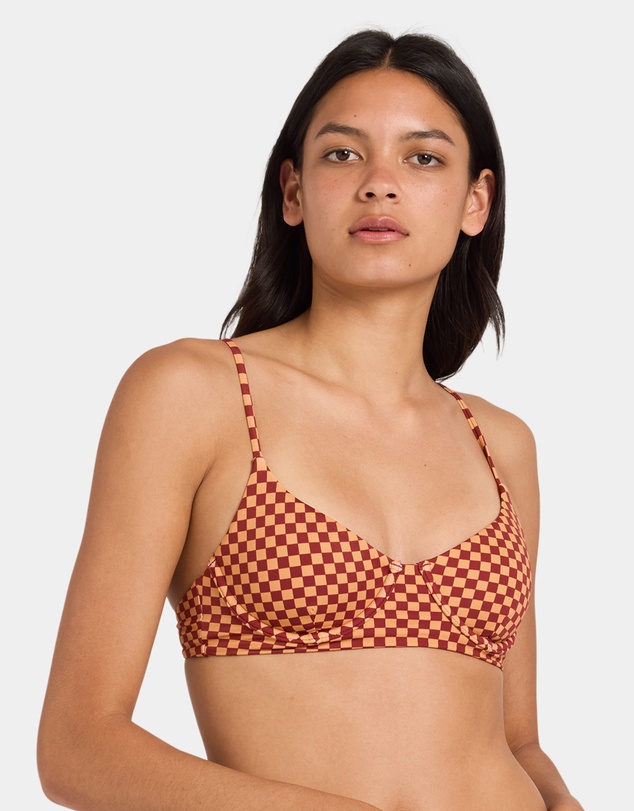 RVCA - Womens Reverberation 90s Longline Bikini Top