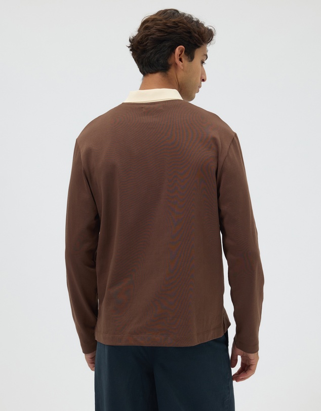 AERE - Classic Contrast Rugby Polo