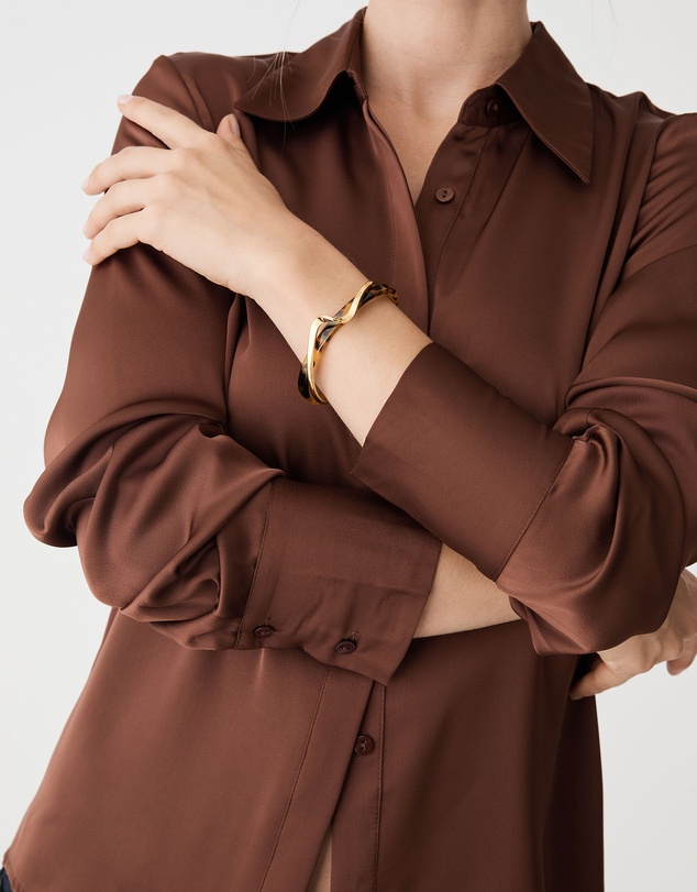 Forcast - Amber Gold Cuff