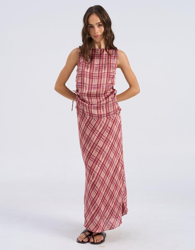 Vero Moda - Lise Sleeveless Check Top