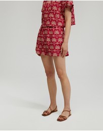 Oxford - Courtney Printed Shorts