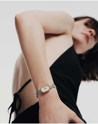 Breda - Jane Tethered Two Tone Gold and Metal Mesh Watch, 18MM