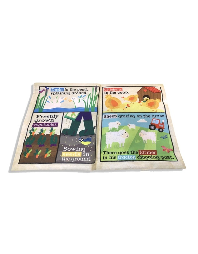 Jo and Nics Crinkly Cloth Books - Farm Animals