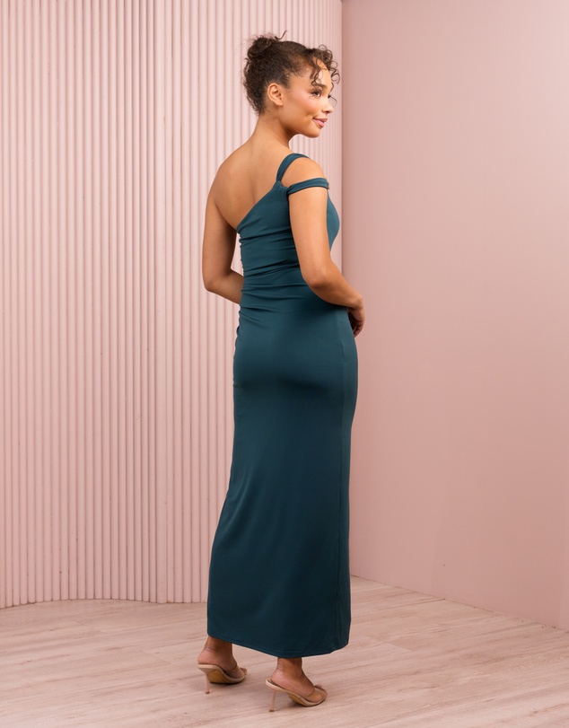 Azzurielle - Maeve Asymmetric Maxi Dress