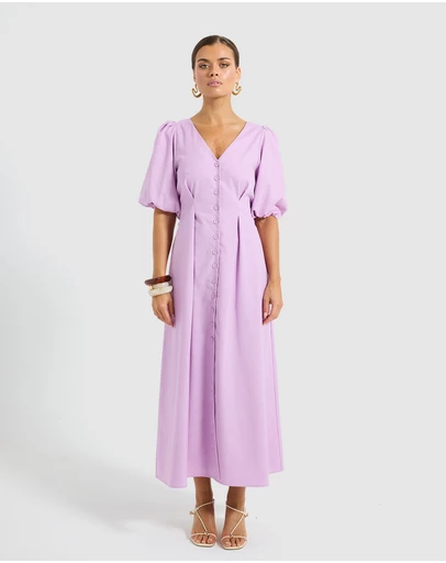 Pasduchas - Vera Button Midi Dress