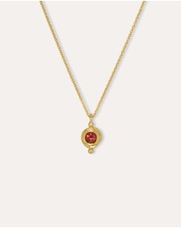 Ottoman Hands - January Birthstone Pendant Necklace