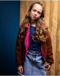 B.Nosy - Sherpa Zip Though Jacket - Kids-Teens