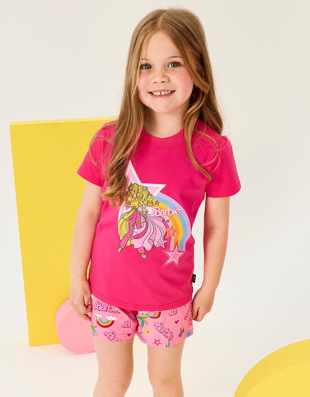 Rock Your Kid - Barbie Star Short Pyjamas - Kids-Teens