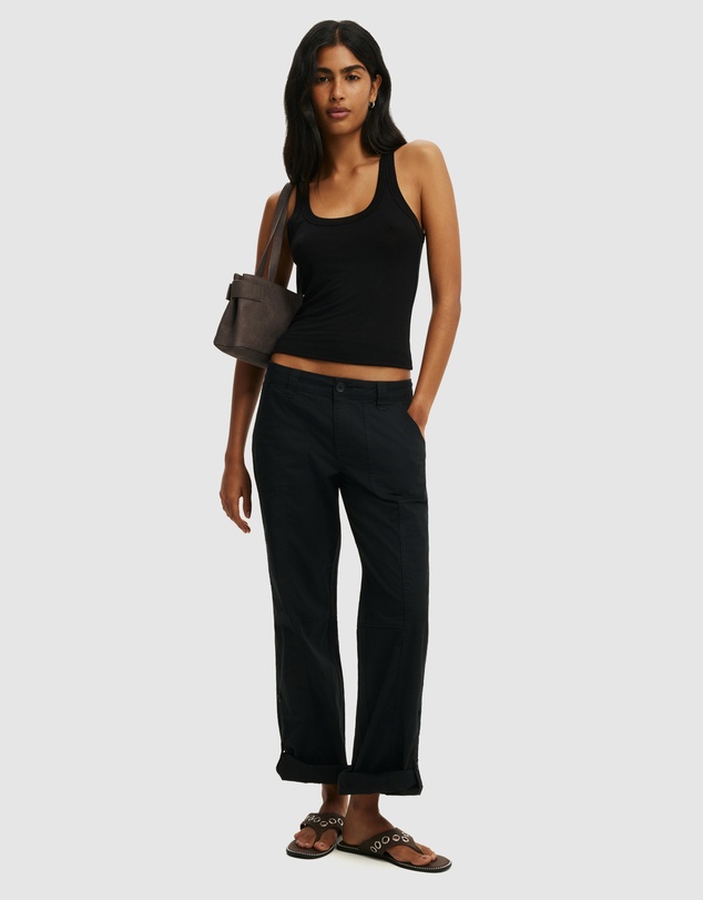 Cotton On - Sheer Layer Scoop Tank