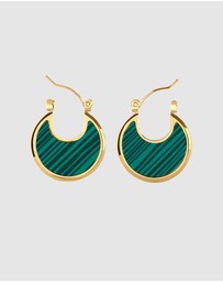 Pastiche - Green Shadow Earrings