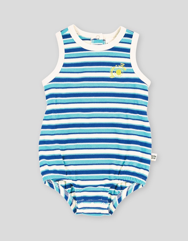 Goldie + Ace - Waffle Bubble Romper - Babies