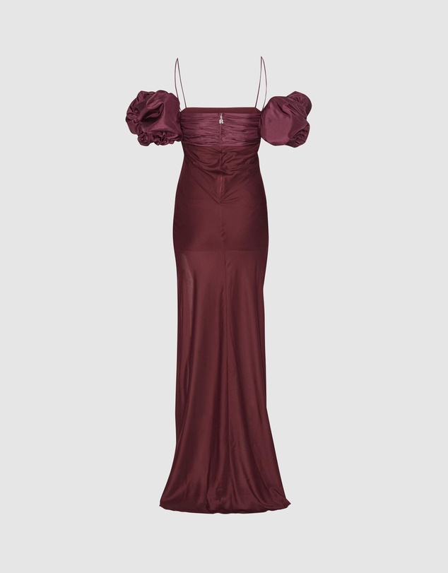ROTATE - Chiffon Puff Sleeve Dress