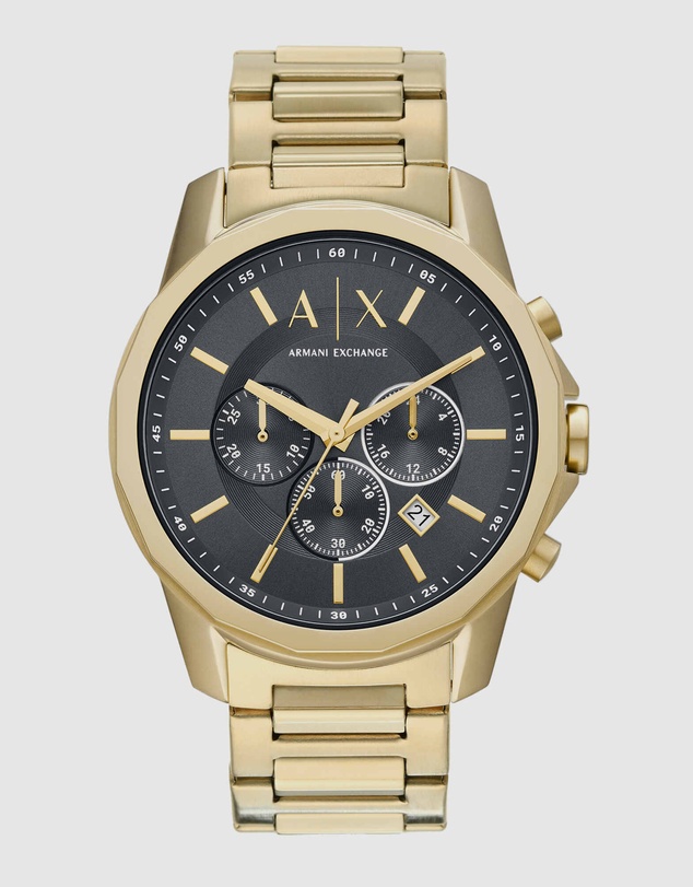 Armani Exchange - Gold-Tone Chronograph Watch