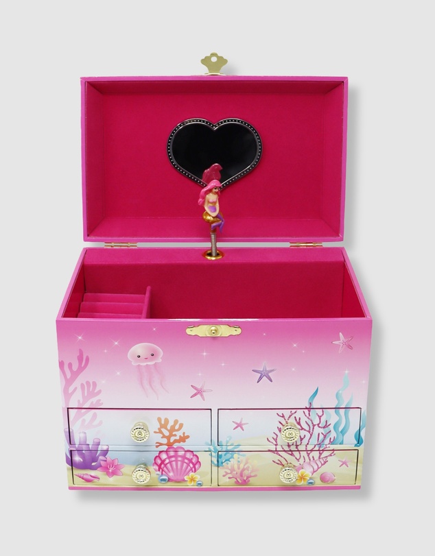 Pink Poppy - Mermazing Mermaid Medium Musical Jewellery Box