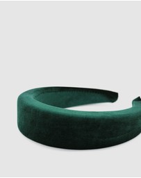 Morgan & Taylor - Evening Essentials Velvet Headband & Hair Pins Gift Pack in Emerald Green