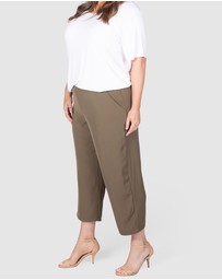 Love Your Wardrobe - Emma Crop Straight Leg Pants