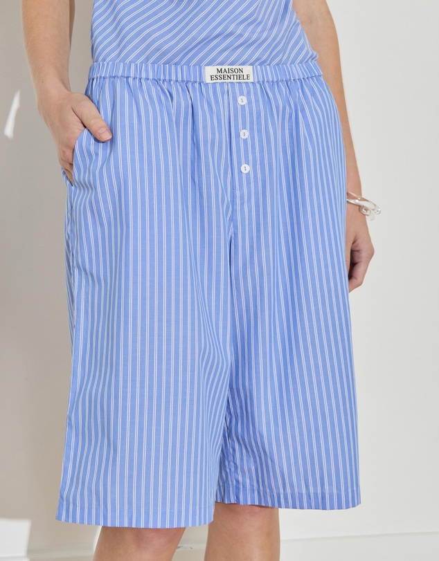 Maison Essentiele - Longline Cotton Shorts