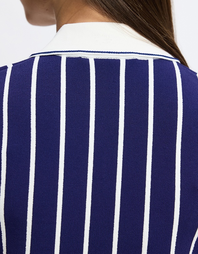 Walker Golf Things - Stripe Knit Polo - ICONIC EXCLUSIVE