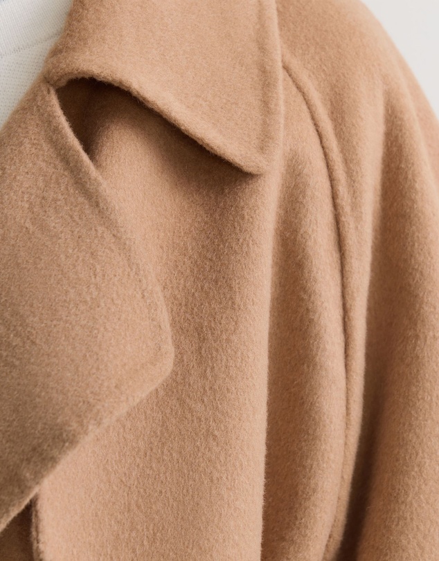 Oxford - Daisy Wool Crop Trench Jacket