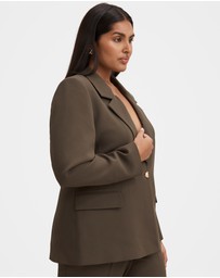 Forever New Curve - Victoria Curve Single Breasted Blazer