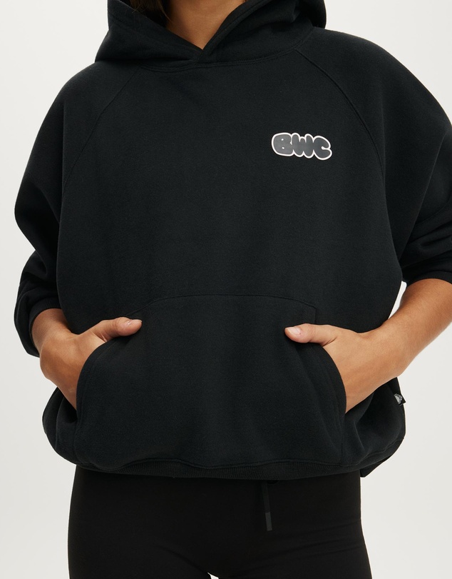 Cotton On Body Active - Plush Premium Graphic Raglan Hoodie