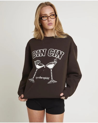 Alice In The Eve - Cin Cin Oversized Fleece Jumper