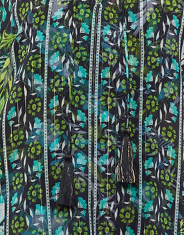 Miraclesuit Swimwear  - Florica Sheer Chiffon Caftan Beach Cover Up
