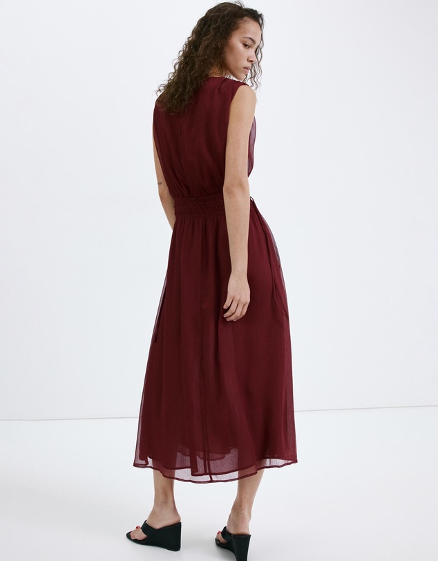 M.N.G - Flowy Dress with Gathered Waist