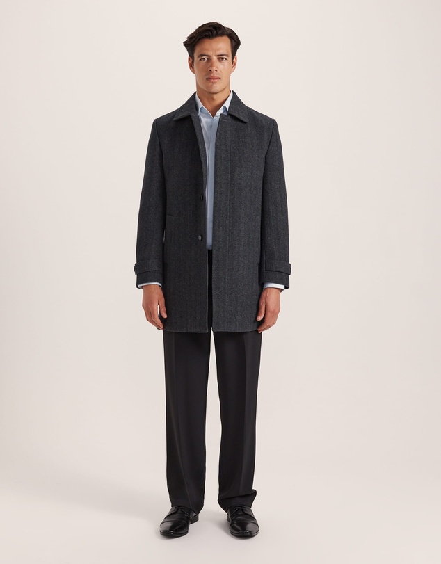 SABA - Corey Herringbone Wool Coat